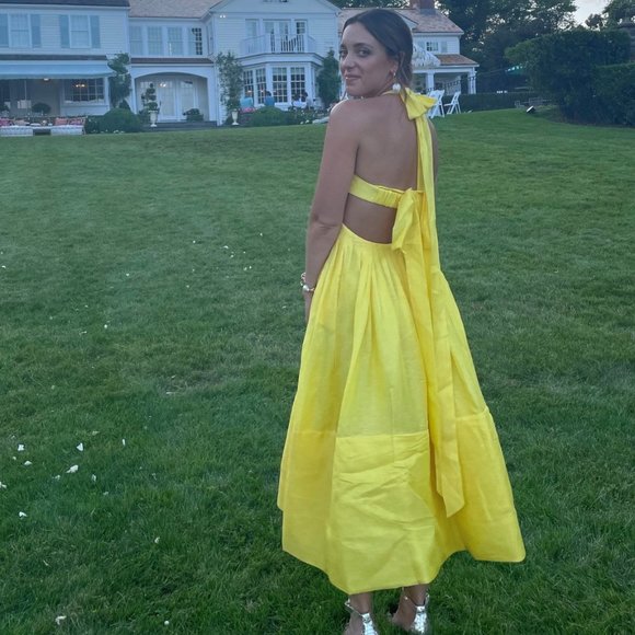 Zimmerman Cutout Bow Detail Midi Dress - Picture 4 of 4